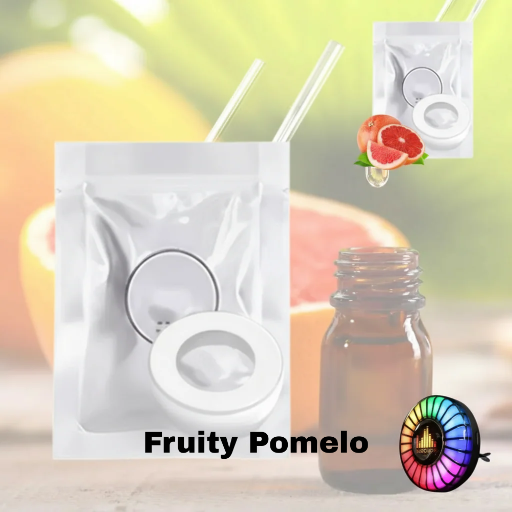 Muzikaal ritme LED-autolampje met logo (met aromaverstuiver)