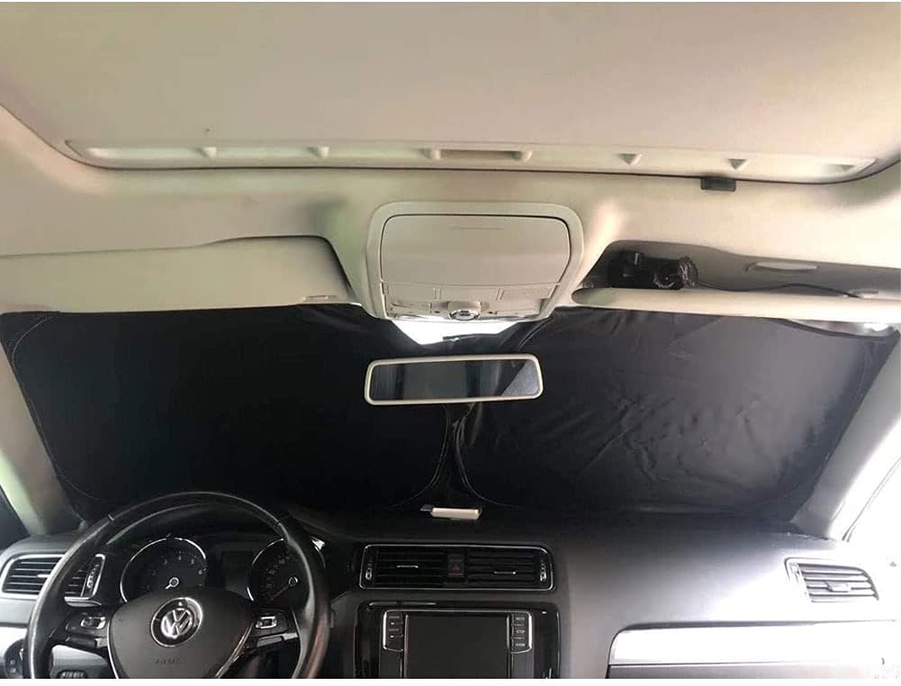 Sammenklappelig bilsolskærm med logo