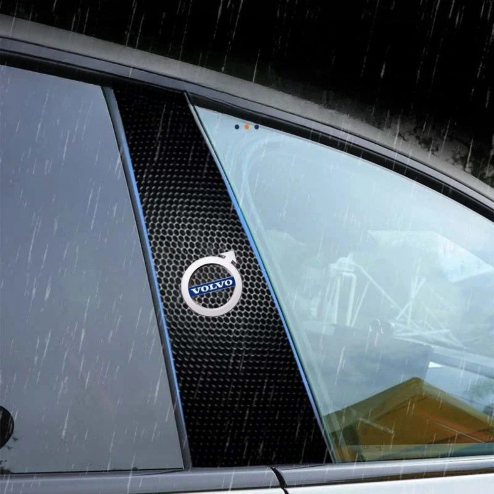 2x Pegatinas para cristales de coche con logotipo